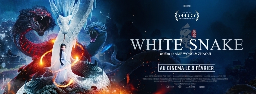 White Snake, affiche de cinéma, film distribué par KMBO - Affiche française créée par l'agence Les Aliens - Format Facebook
