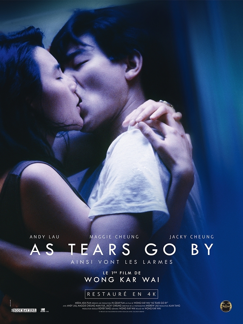 As Tears Go By, affiche cinéma, film distribué par The Jokers - création affiche par l'agence Les Aliens - affiche 120x160