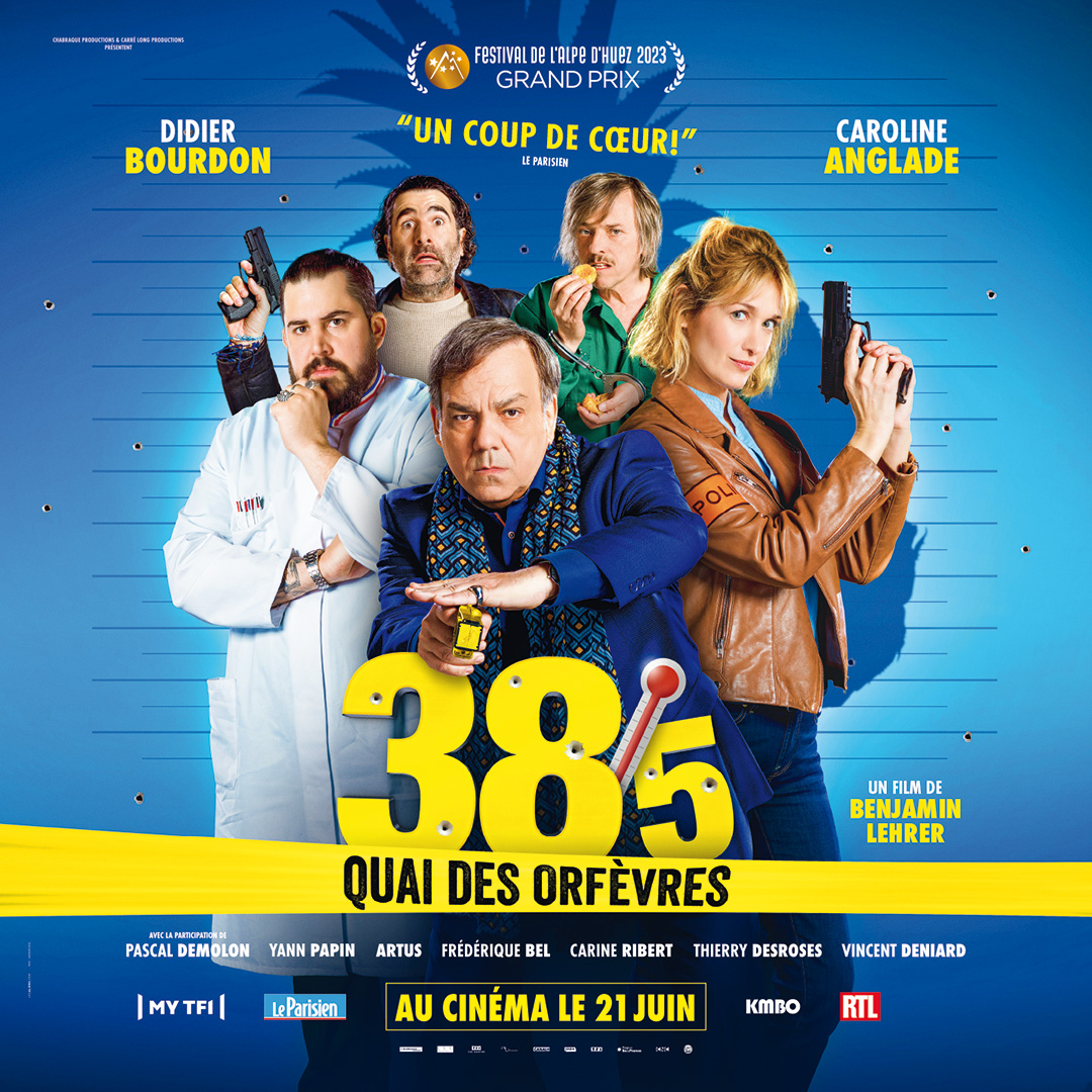 38°5 quai des Orfèvres - Affiche cinéma - Agence Les Aliens