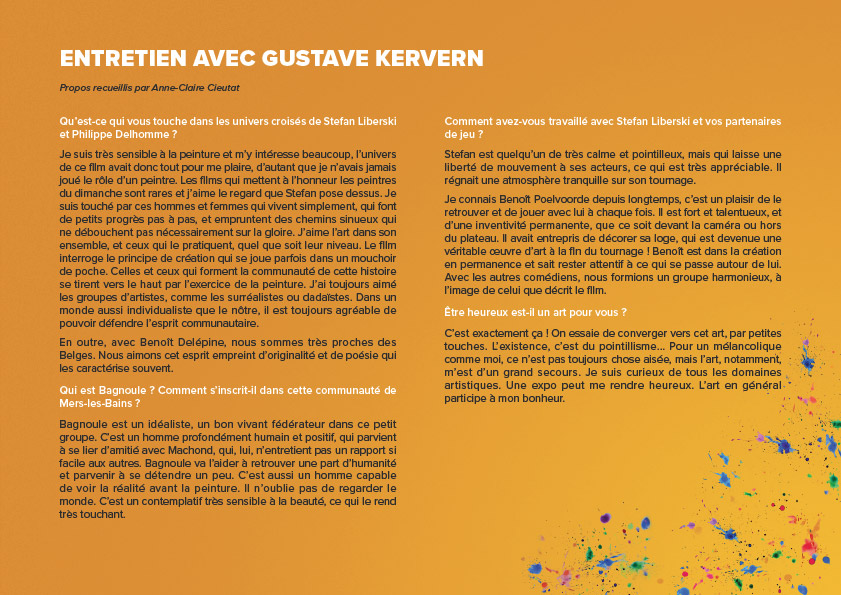 Dossier de presse pour la sortie du film "L