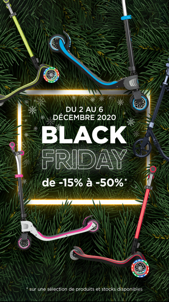 trottinettes globber black friday promo
