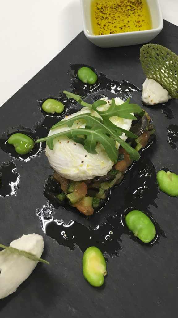 OEUF-POCHE_olives_CHEF-DOMINIQUE-FRERARD-huiles-olives-tramier