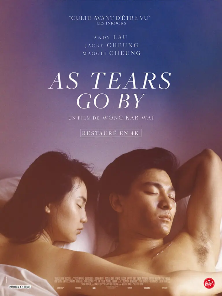 As Tears Go By, affiche cinéma, film distribué par The Jokers - création affiche par l