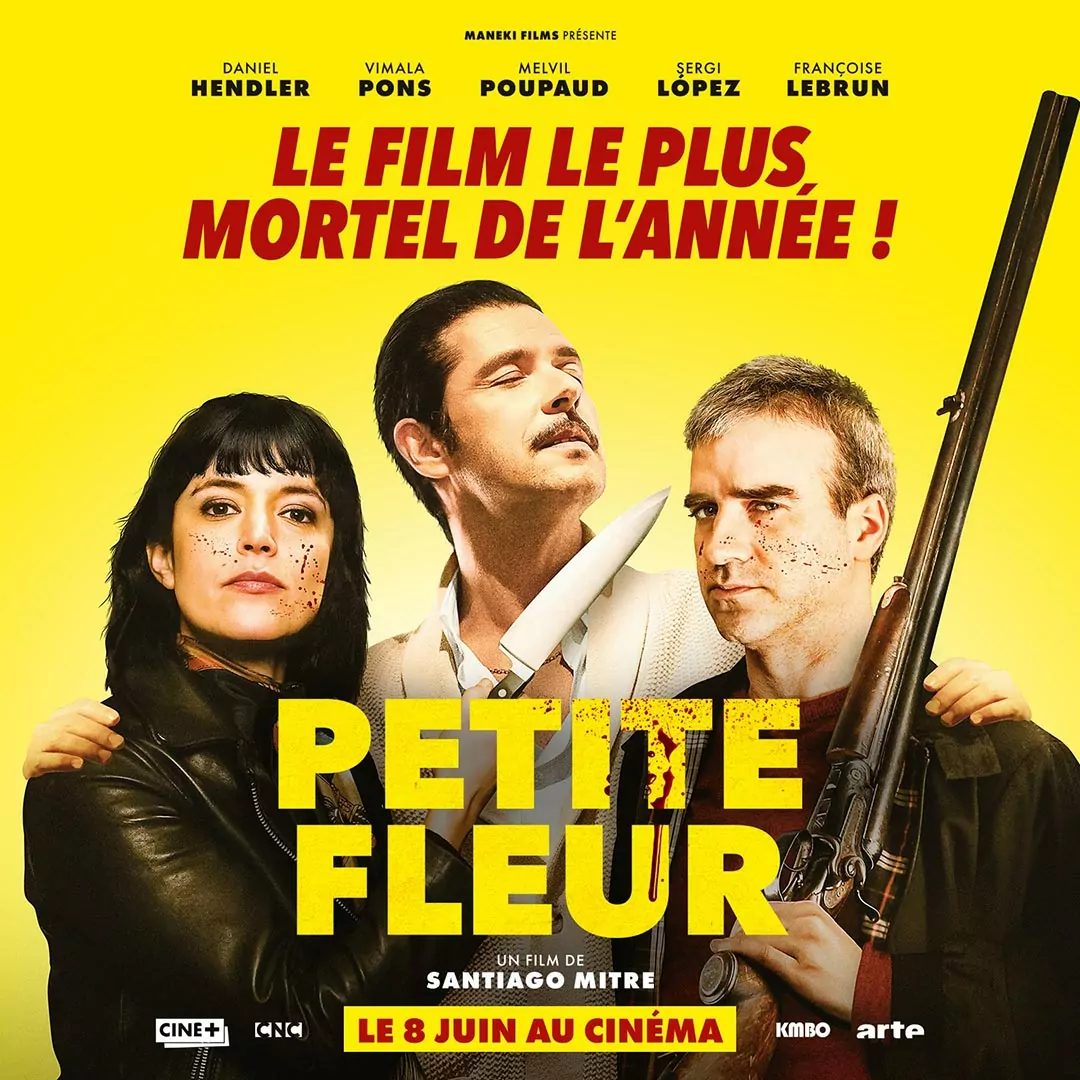Petite fleur, affiche cinéma pour la France - distributeur KMBO - création affiche agence Les Aliens - déclinaison format web Instagram