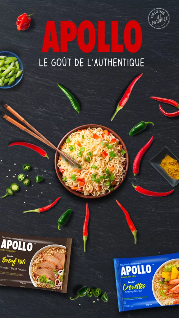 nouilles instantanées Apollo - Le goût de l