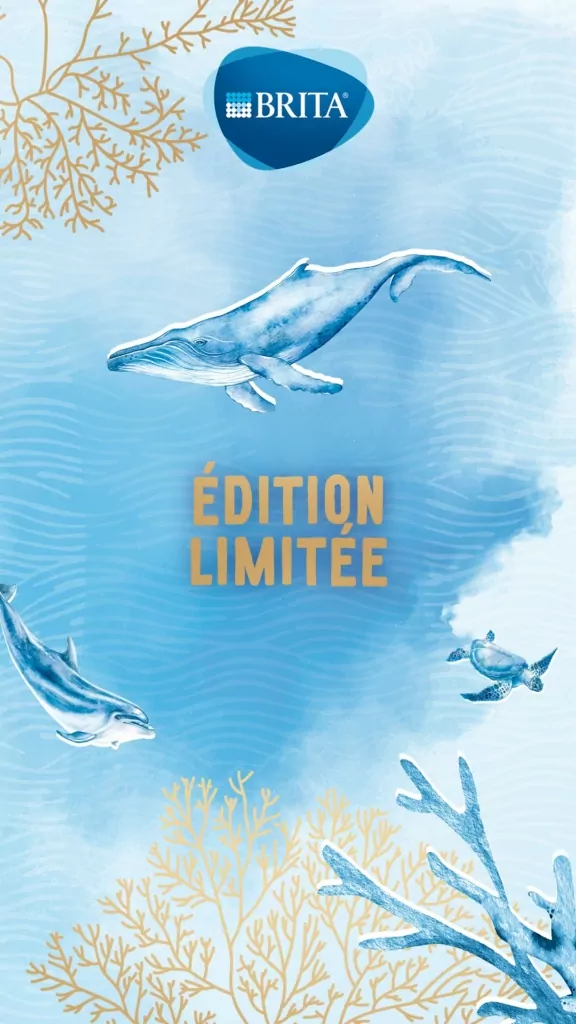 Carafe édition limitée Fill&Serve 2021 de Brita créée par l