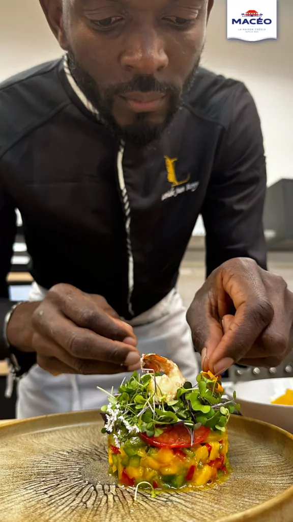 CHEF-LERICHE-MACEO-GASTRONOMIE CREOLE TOURNAGE RECETTES