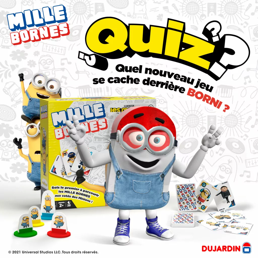 QUIZ MILLE BORNES MINIONS JEUX DUJARDIN