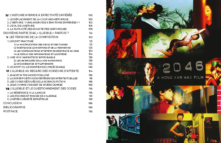 Livret de 198 pages glissé dans le coffret collector du film "2046" : planche n°5. Un livret mis en page par l'Agence Les Aliens qui a aussi créé le coffret et l'affiche pour la ressortie du film.