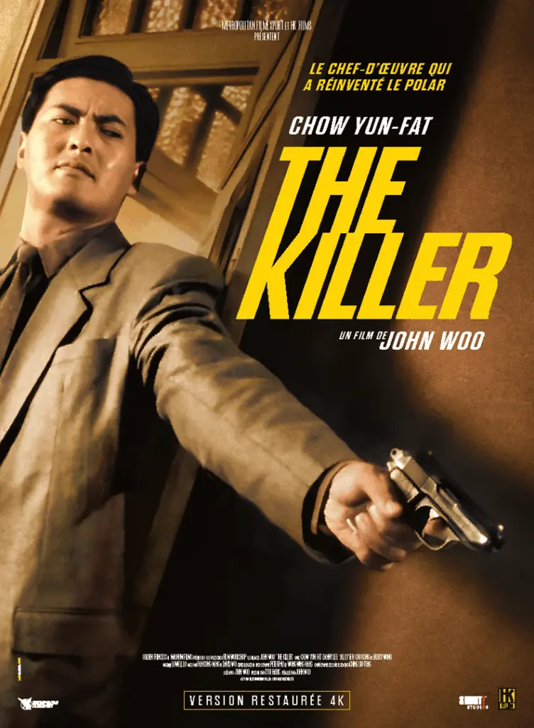The Killer : affiche française officielle pour la ressortie du film de John Woo créé par l